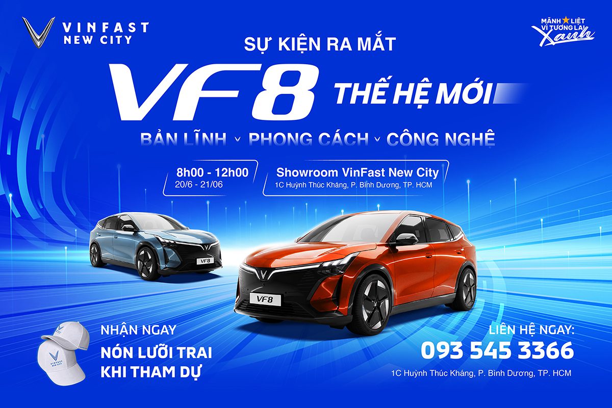 Sự kiện trưng bày VF8 Thế hệ mới tại Showroom VinFast New City