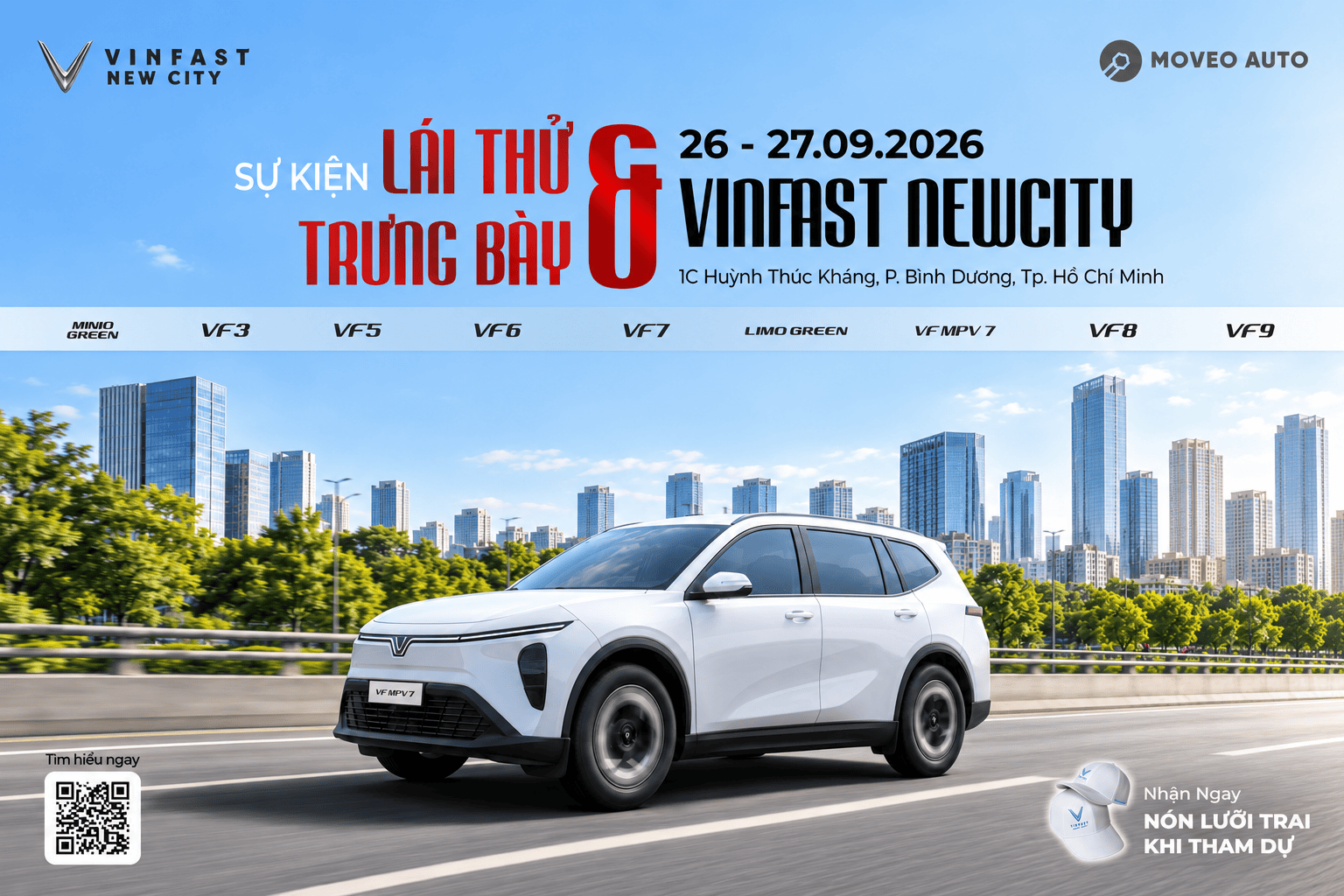 26&27.09 | Sự kiện lái thử và trải nghiệm VinFast tại Showroom VinFast New City