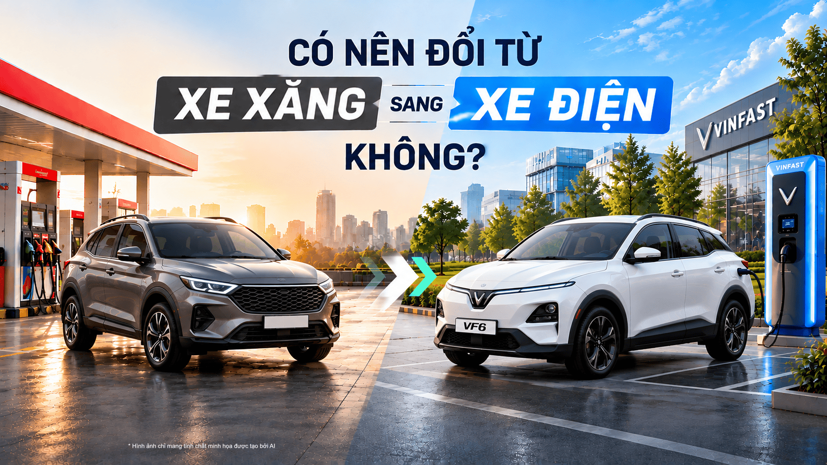 Có nên chuyển từ ô tô xăng sang ô tô điện không?