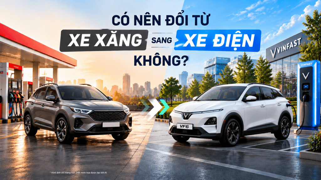 Có nên đổi xe xăng sang xe điện không