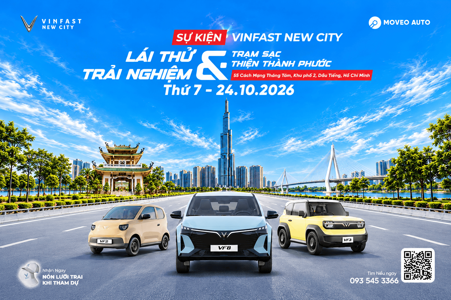SỰ KIỆN LÁI THỬ & TRƯNG BÀY VINFAST NEW CITY NGÀY 24/10/2026